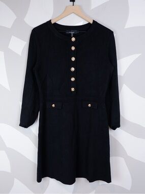 NWT Nenona Dress with Gold Buttons | M